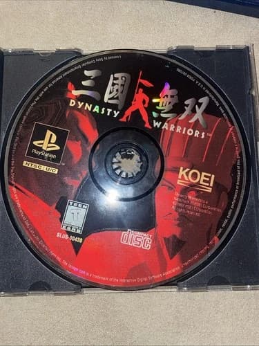Dynasty Warriors (Sony PlayStation 1, 1997) Disc Only