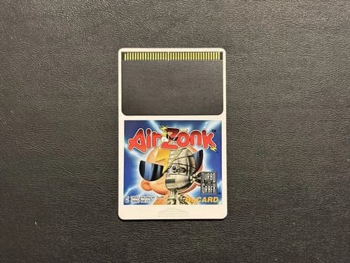 Air Zonk Game For TurboGrafx 16 HuCard Card Only Tested & Works Great! Authentic
