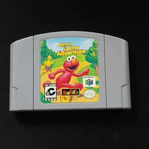 Elmo's Letter Adventure - Nintendo 64, 1999, Cart Only N64 - Works/Tested