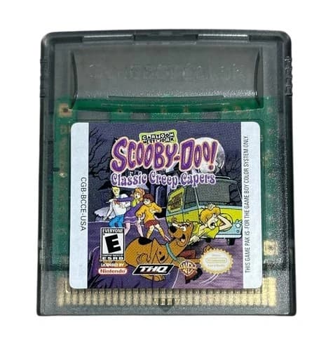 Scooby-Doo Classic Creep Capers (Nintendo Game Boy Color, 2001) Cart Only Tested