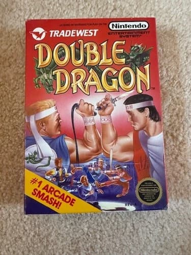 Double Dragon (Nintendo Entertainment System NES, 1988) - CIB Complete!