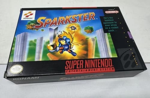 Sparkster Super Nintendo SNES Complete