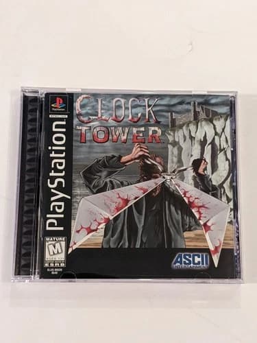 Clock Tower (Sony PlayStation 1) -- PS1 -- ASCII -- Classic Horror Game