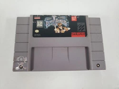 Mighty Morphin Power Rangers: The Movie SNES Super Nintendo - Tested