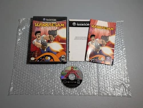 Serious Sam: The Next Encounter (Nintendo GameCube, 2004) Complete CIB w/ Manual