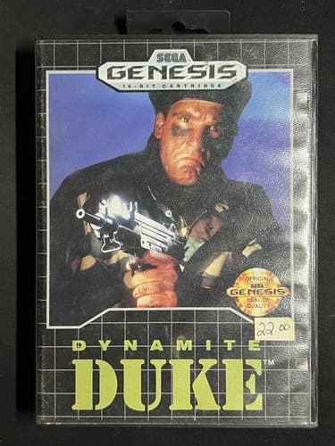 Dynamite Duke Sega Genesis - Complete Cib
