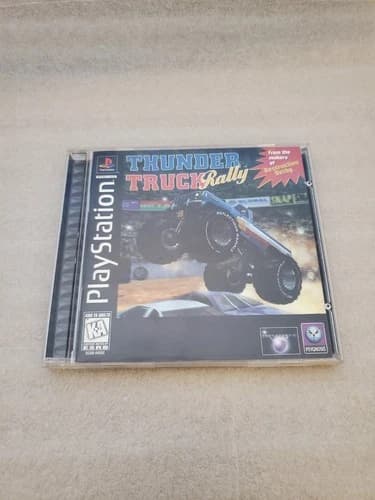 Thunder Truck Rally Sony Playstation 1 PS1 Game Complete w/ Booklet