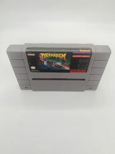 Drakkhen (SNES, 1991) - Cartridge Only - Tested And Works