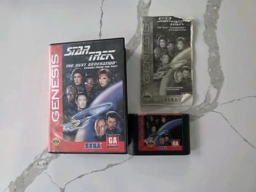 Star Trek: The Next Generation -- Echoes From the Past (Sega Genesis) Free S/H