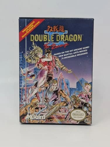 Double Dragon II: The Revenge (Nintendo NES, 1990) - CIB Complete Very Good