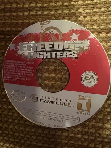 Freedom Fighters Disc Only (Nintendo GameCube, 2003)- Tested