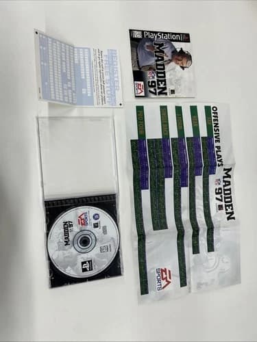 Madden NFL 97 (Sony PlayStation 1 PS1, 1996) CIB Complete *TESTED*