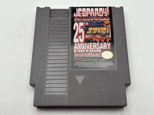 Jeopardy -- 25th Anniversary Edition (Nintendo Entertainment System, 1990) NES