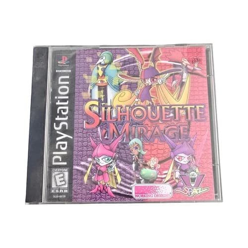 PS1 Silhouette Mirage 1999 Sony PlayStation 1 Complete w/Manual