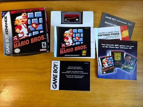 Super Mario Bros. Classic NES Series Complete In Box (CIB) Gameboy Advance