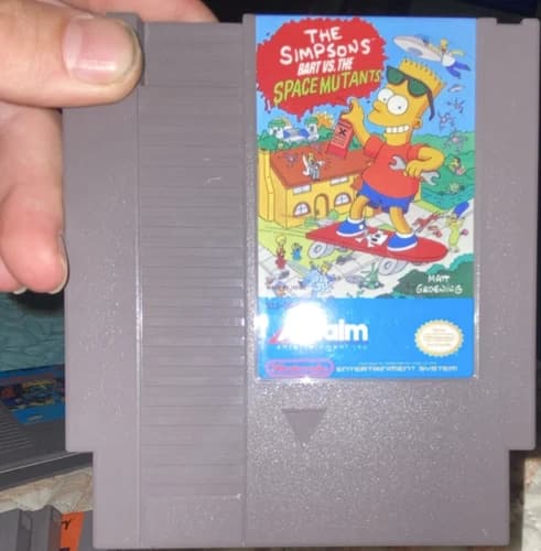Acclaim The Simpsons Bart vs. the Space Mutants NES Game NTSC-U/C US/Canada