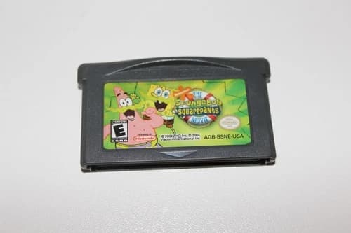 THQ The SpongeBob SquarePants Movie Nintendo Game Boy Advance 2004 Tested