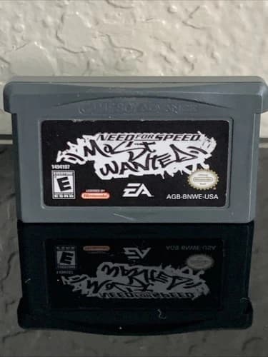 Need For Speed Most Wanted (GameBoy Advance, 2005) GBA Cart Only Tested