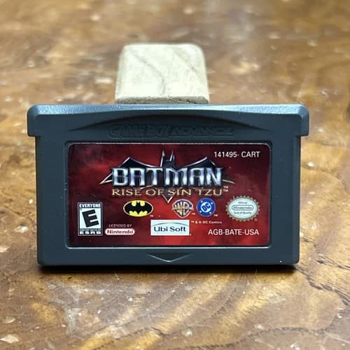 Game Boy Advance Batman Rise Of Sin Tzu USA