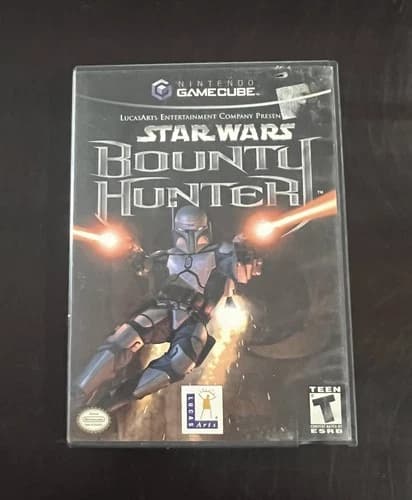 Star Wars Bounty Hunter Nintendo GameCube Complete CIB Tested Working