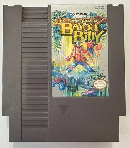 Adventures of Bayou Billy NES Game Loose Clean Label Tested