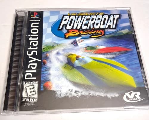 Sony PlayStation 1 (PS1)- VR Sports Powerboat Racing: CIB W/Ref Card, Tested
