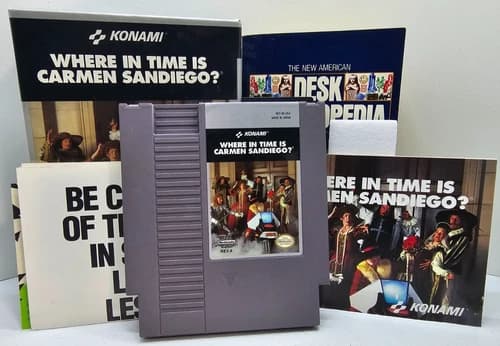 Where in Time is Carmen Sandiego (Nintendo Entertainment System) Complete CIB