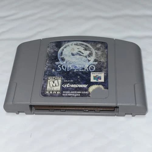 Mortal Kombat Mythologies: Sub-Zero Nintendo 64 N64 Authentic Cleaned Tested