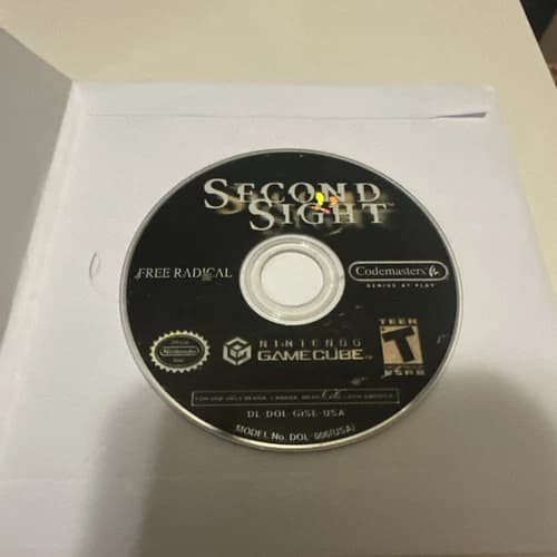 Second Sight (Nintendo GameCube, 2004) Video Game Polished Disc Only
