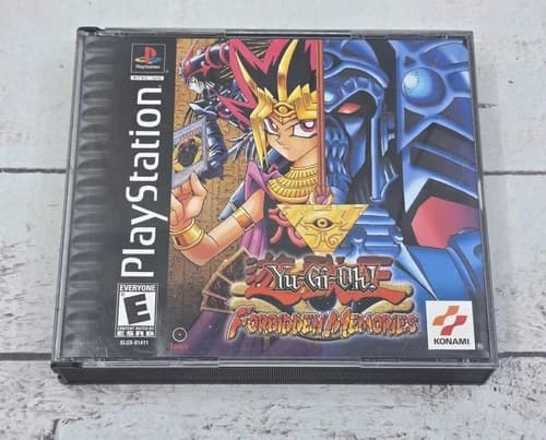 Yu-Gi-Oh! Forbidden Memories (Sony PlayStation 1, 2002) - PS1 Black Label CIB
