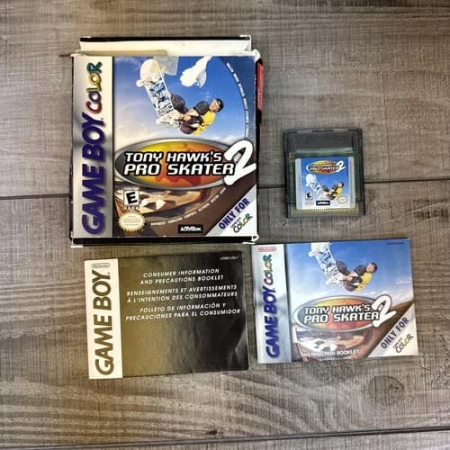 Gameboy Color Tony Hawk's Pro Skater 2 THPS II Nintendo Tested Complete