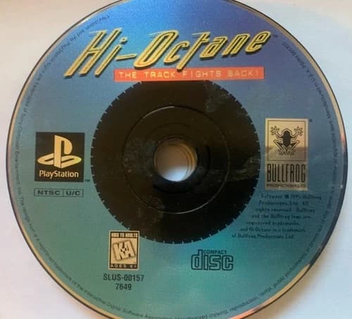 Hi-Octane (Sony PlayStation 1/PS1, 1995) NO TRACKING!