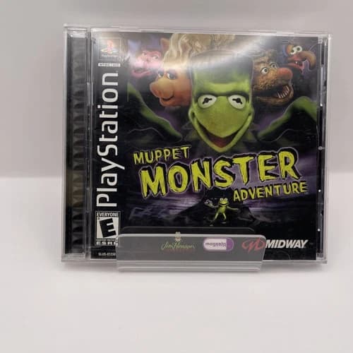 Muppet Monster Adventure - PS1 - CIB Complete w/ Reg Card - Tested - Ships Fast