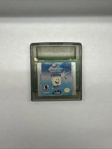 SpongeBob SquarePants: Legend of the Lost Spatula (Game Boy Color, 2001) Tested