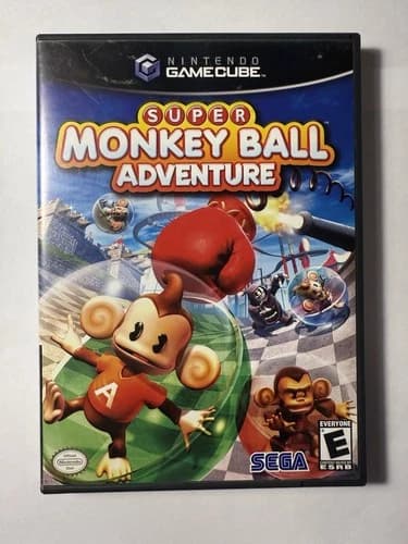 Super Monkey Ball Adventure Nintendo GameCube CIB Tested And Working Great Shape