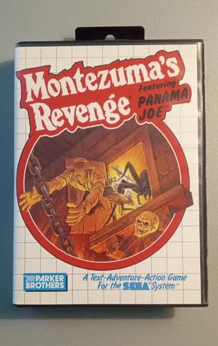 Montezuma's Revenge Sega Master System SMS Complete Game w Manual Excellent Used
