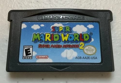 Super Mario World Super: Mario Advance 2 (Game Boy Advance, GBA 2002) Cart only