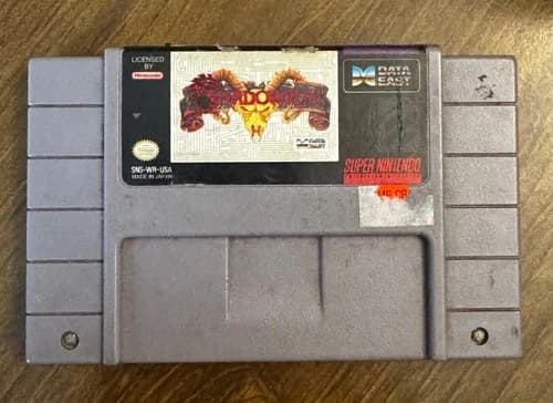 Shadowrun for SNES. Authentic Cartridge, Runs