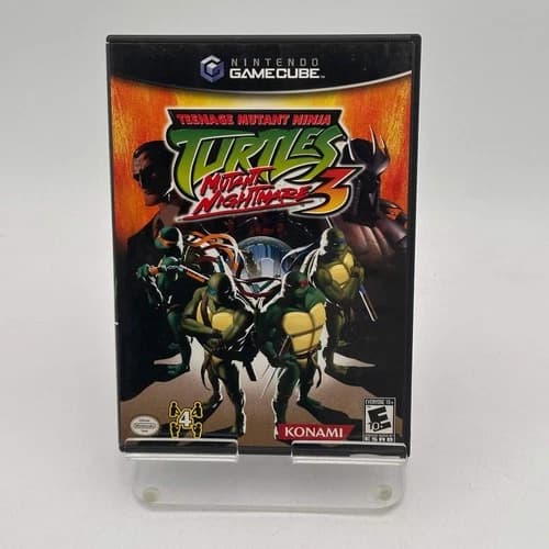 Teenage Mutant Ninja Turtles Mutant Nightmare 3 Nintendo GameCube GCN - Used Wit