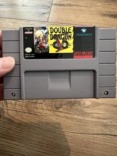 Double Dragon v the Shadow Falls SNES Nintendo Tested Working