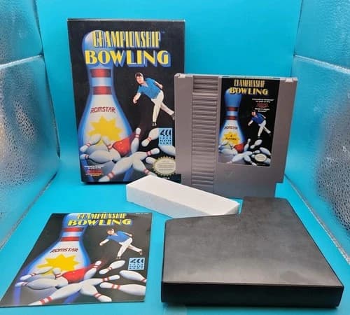 Championship Bowling (Nintendo Entertainment System, 1989) NES - CIB Complete
