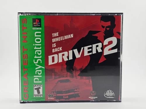 Sony Playstation 1 PS1 Driver 2 Cleaned & Tested