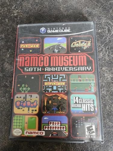 Namco Museum 50th Anniversary Nintendo Game Cube COMPLETE Good Condition