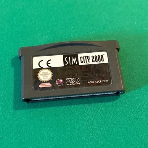 Sim City 2000 Gameboy Advance Game Cart Only