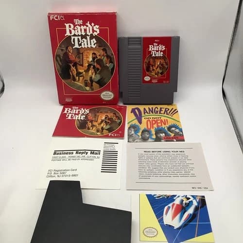 The Bard's Tale Nintendo NES Game Complete in Box CIB