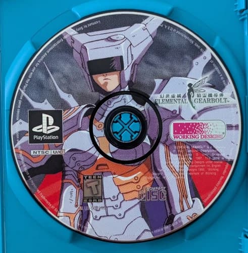 Elemental Gearbolt (Sony PlayStation 1 PS1, 1998) Disc Only - TESTED