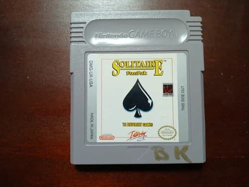 Solitaire FunPak Nintendo Game Boy Cartridge Tested Working