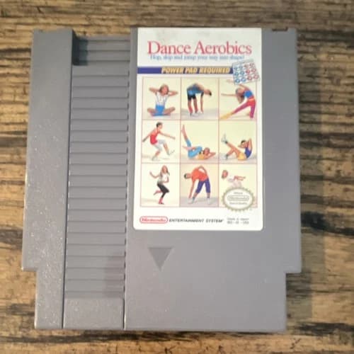 Nintendo Dance Aerobics NES Game Cartridge Power Pad Required NTSC-U/C US/Canada