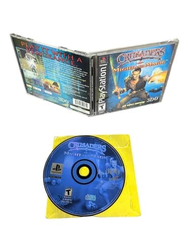 Sony PlayStation 1 PS1 CIB COMPLETE TESTED Crusaders of Might and Magic