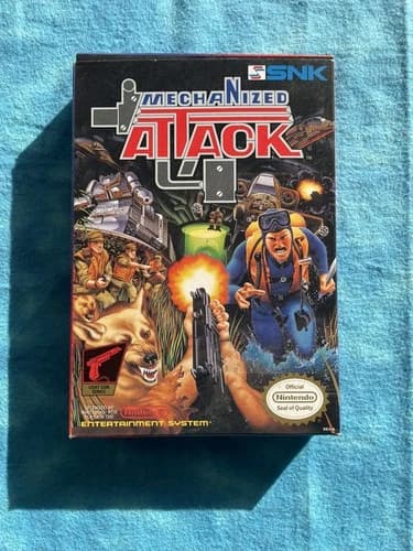 Mechanized Attack for Nintendo Entertainment System NES SNK CIB - COMPLETE!